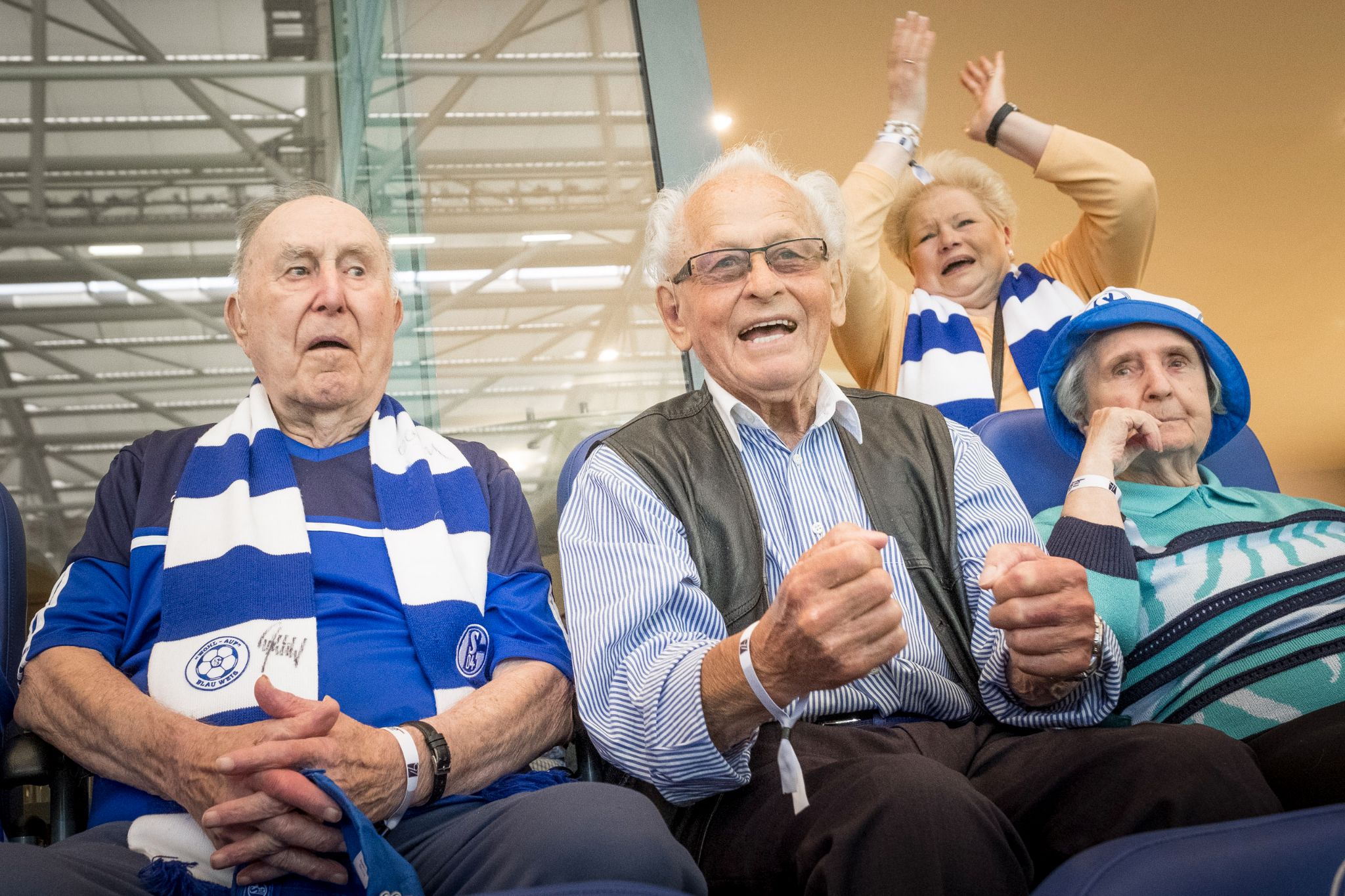 "Wohl-Auf" Blau & Weiß, football fan club, FC Schalke 04, Gelse